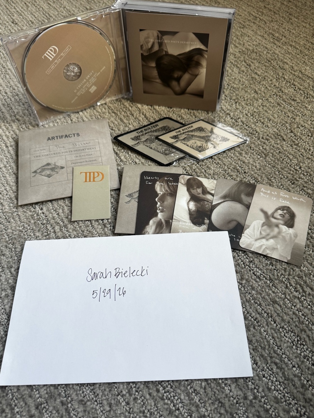 Taylor Swift TTPD Collectors CD: The Bolter